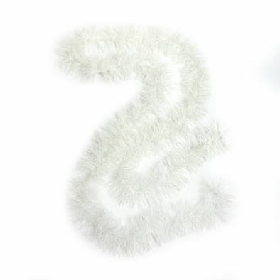 9cm Tinsel Garland 18T2-9WH (White)