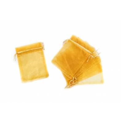 9cm x 12cm Organza Bag (Gold) (20pcs)