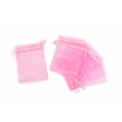 9cm x 12cm Organza Bag (Pink) (20pcs)