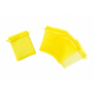 9cm x 12cm Organza Bag (Yellow) (20pcs)